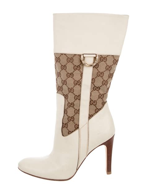 gucci lace boots|Gucci high heel boots.